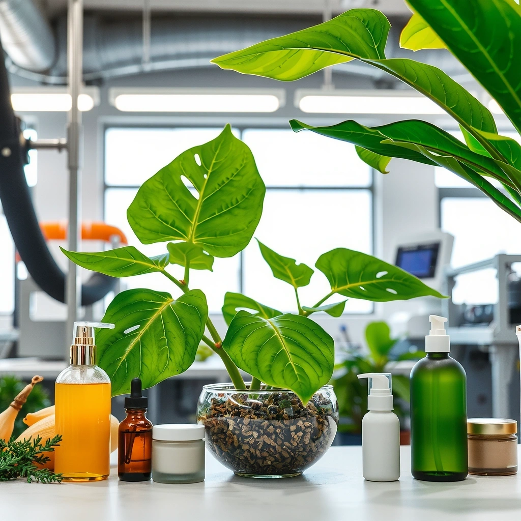 Sustainable skincare production