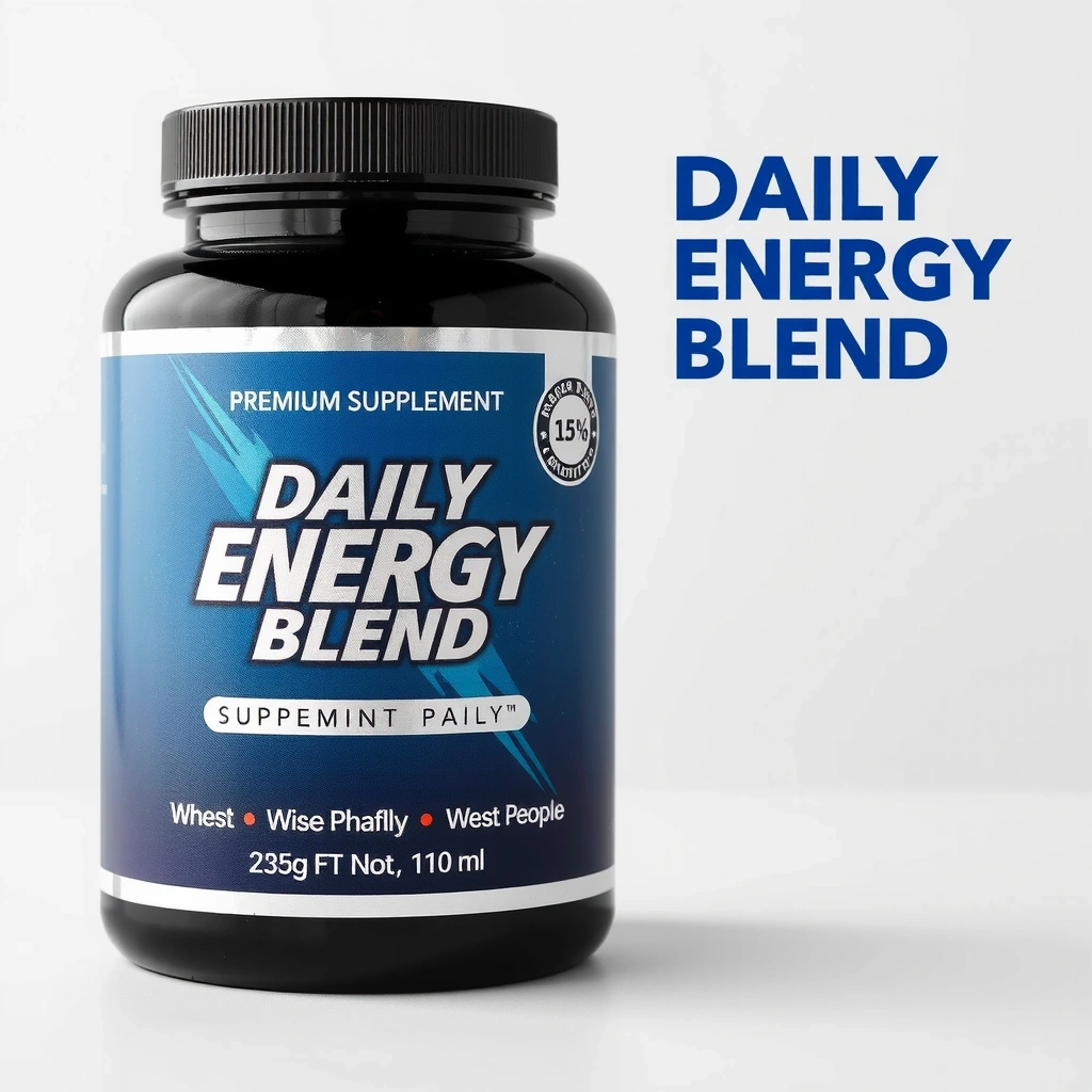Daily Energy Blend supplement bottle